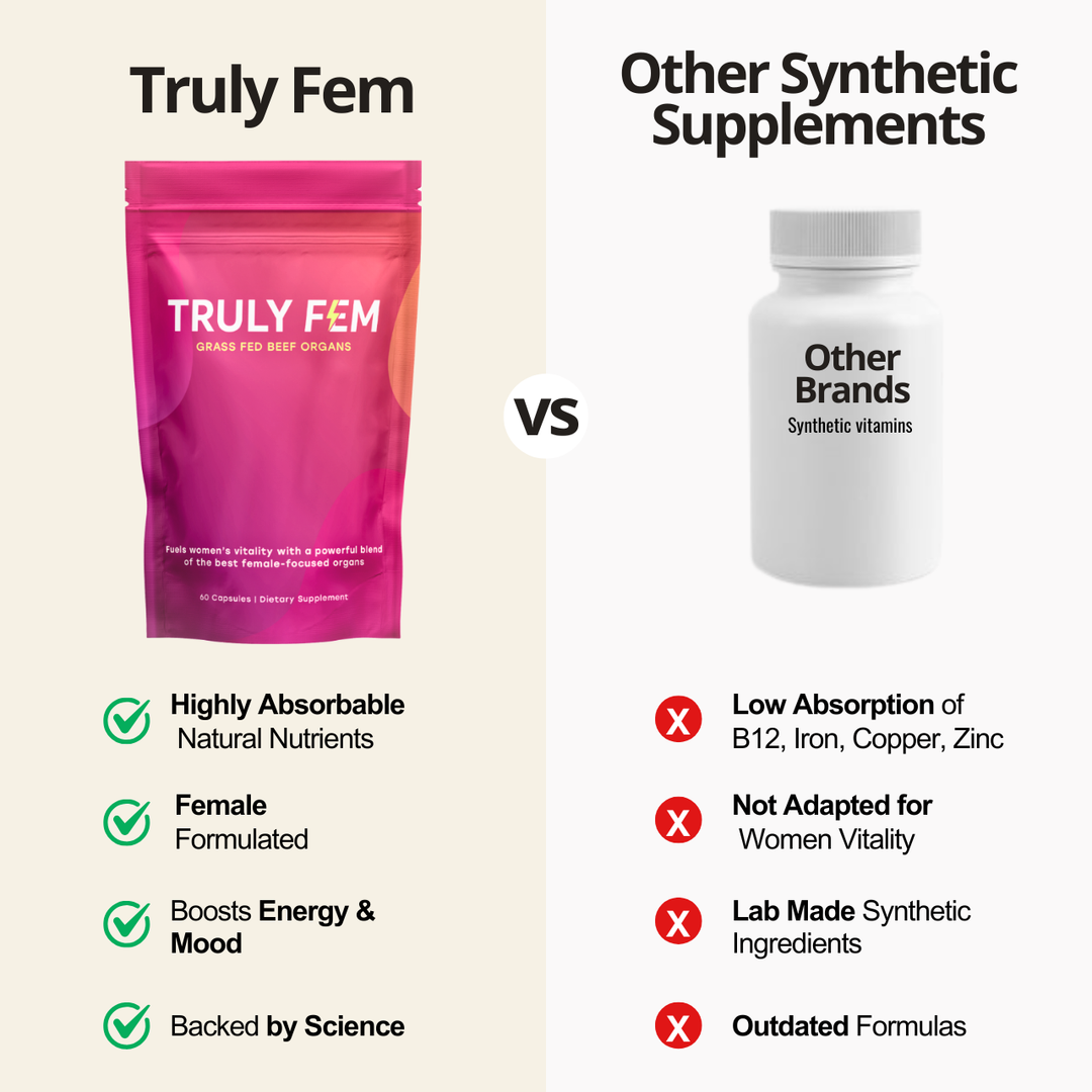 Truly Fem - Female Optimized Beef Organ Supplement