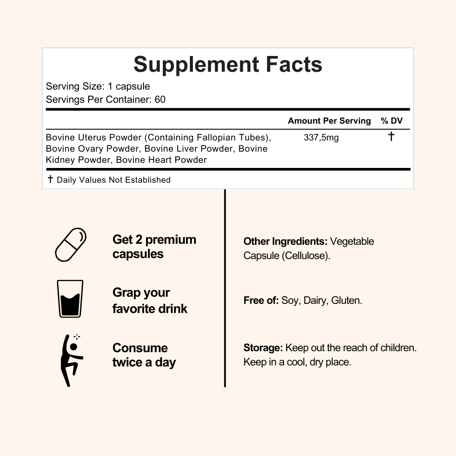 Truly Fem - Female Optimized Beef Organ Blend