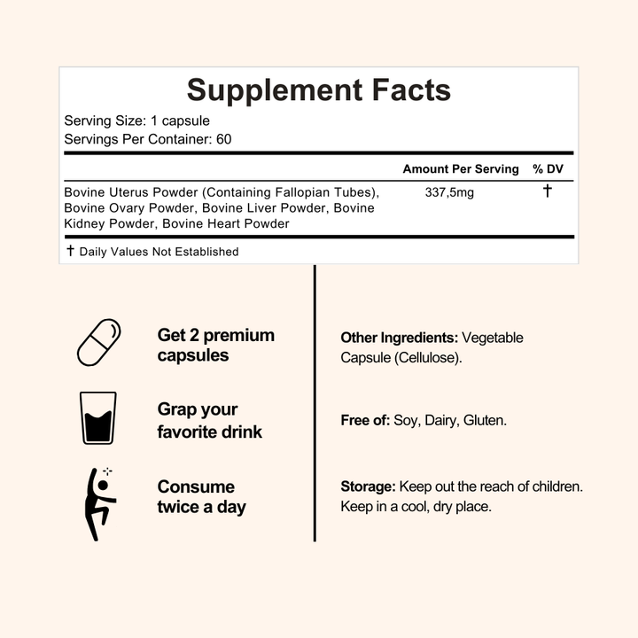 Truly Fem - Female Optimized Beef Organ Blend